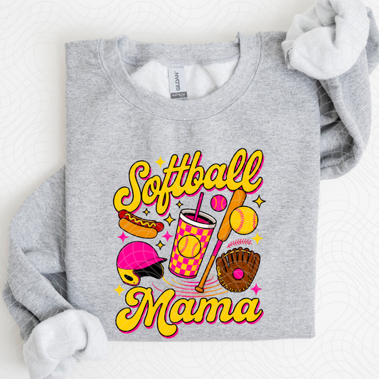 SOFTBALL MAMA ITEMS - DTF TRANSFER
