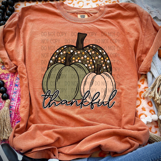 THANKFUL PUMPKINS - DTF TRANSFER