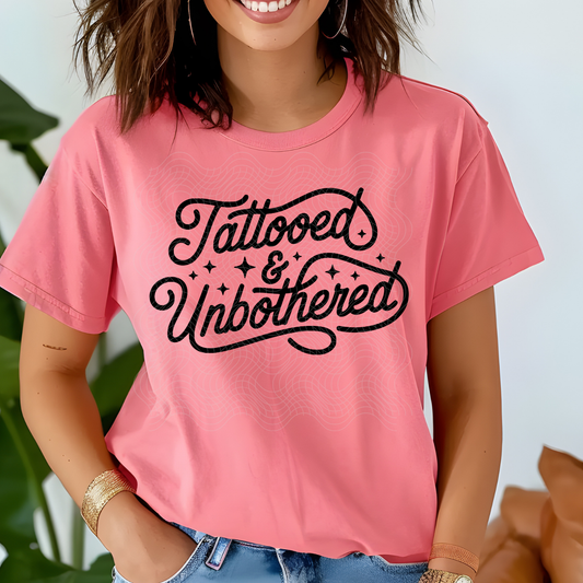 TATTOOED AND UNBOTHERED - DTF TRANSFER