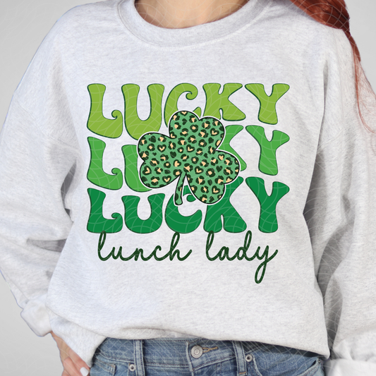 LUCKY LUNCH LADY - DTF TRANSFER