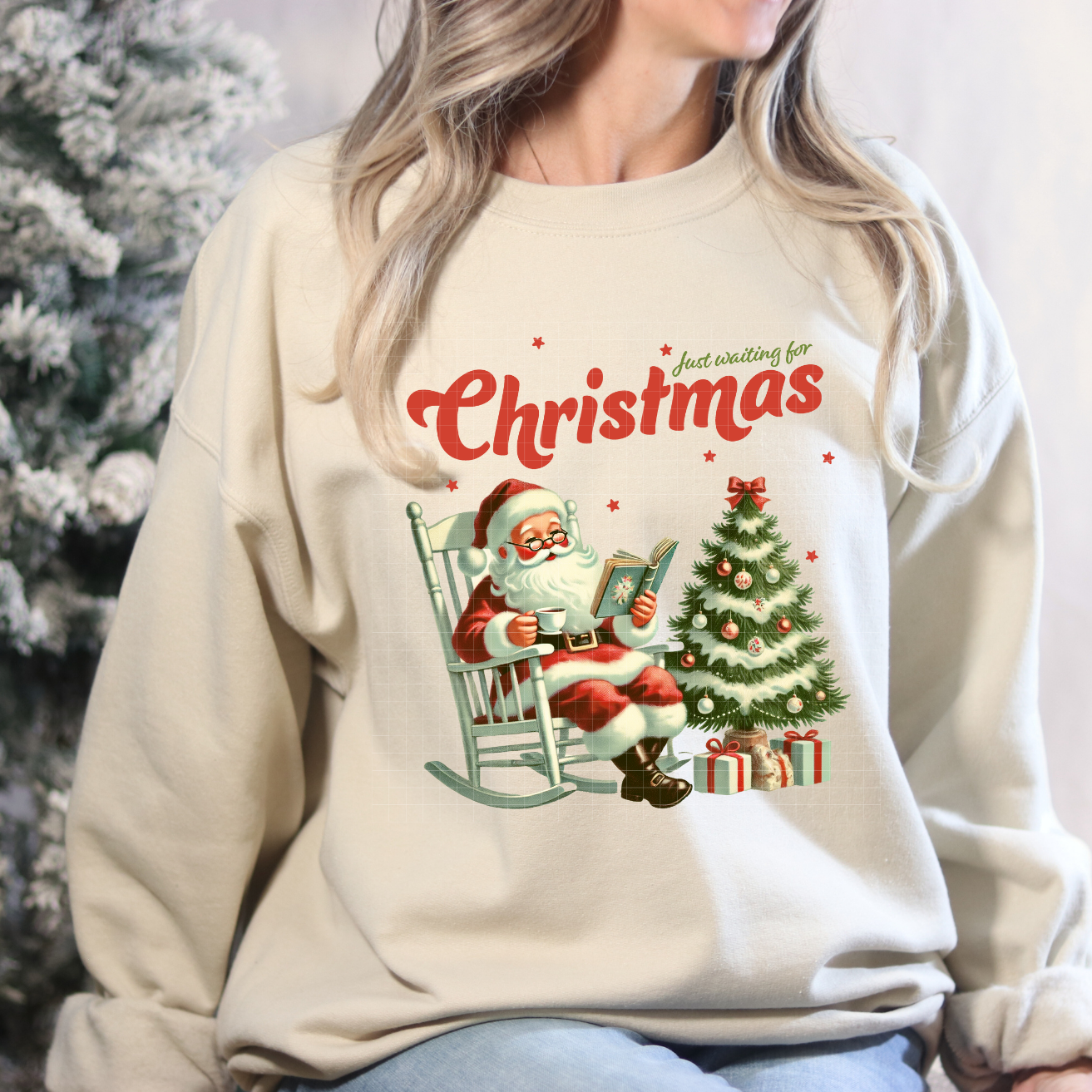 VINTAGE WAITING FOR CHRISTMAS - DTF TRANSFER