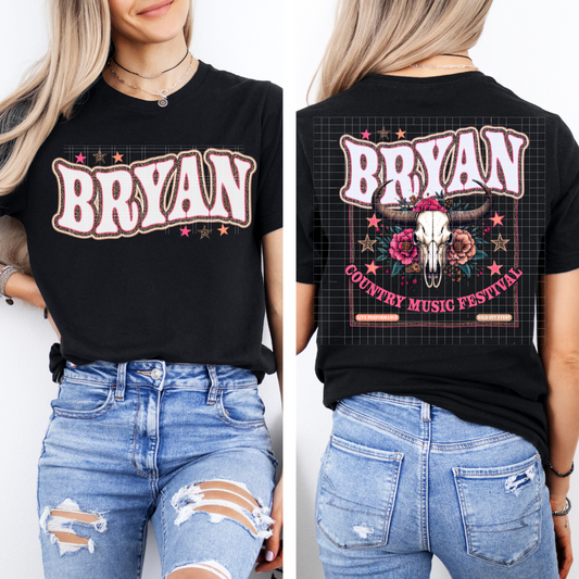 BRY AN - FRONT AND BACK - DTF TRANSFER