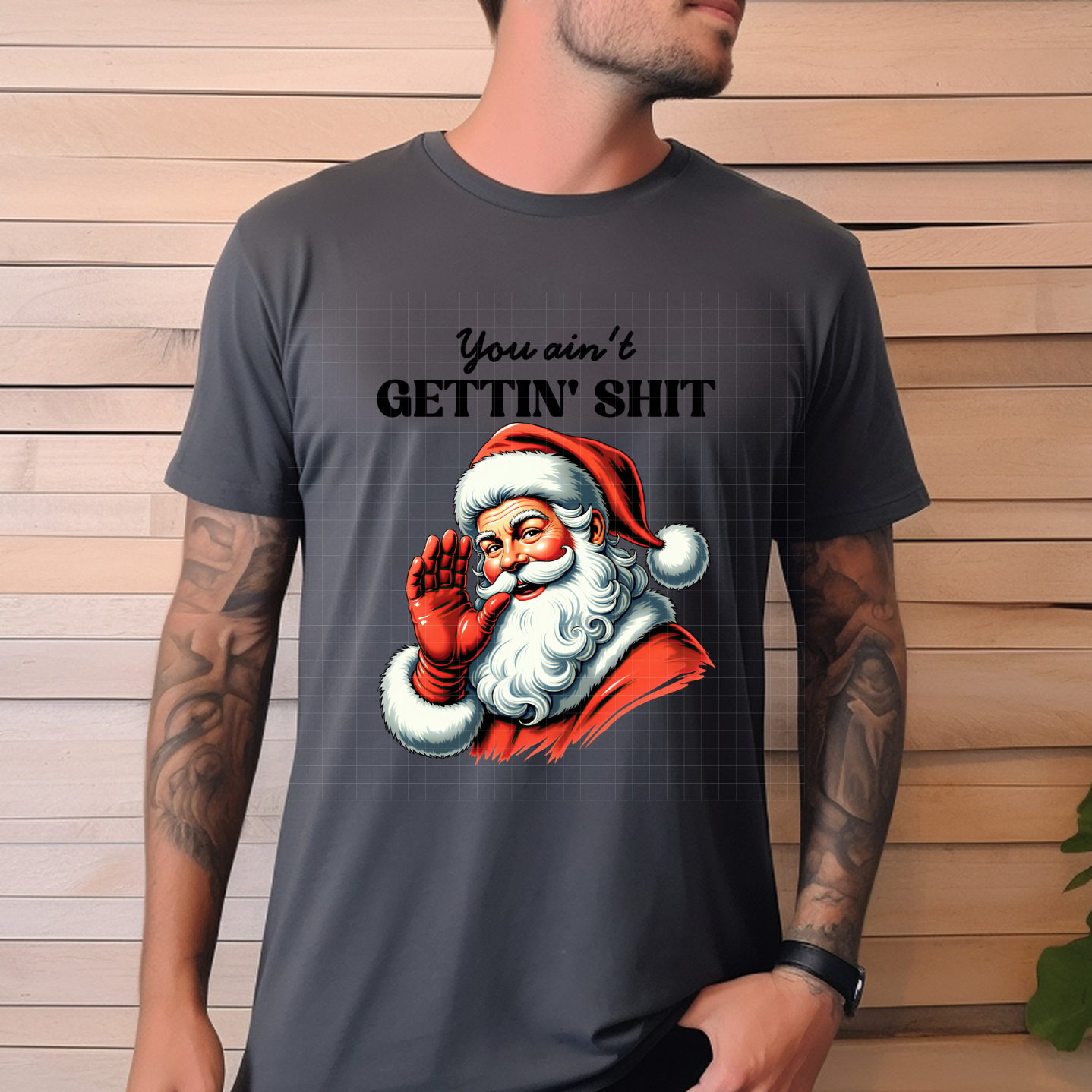 YOU AIN'T GETTING SH*T BLK - DTF TRANSFER