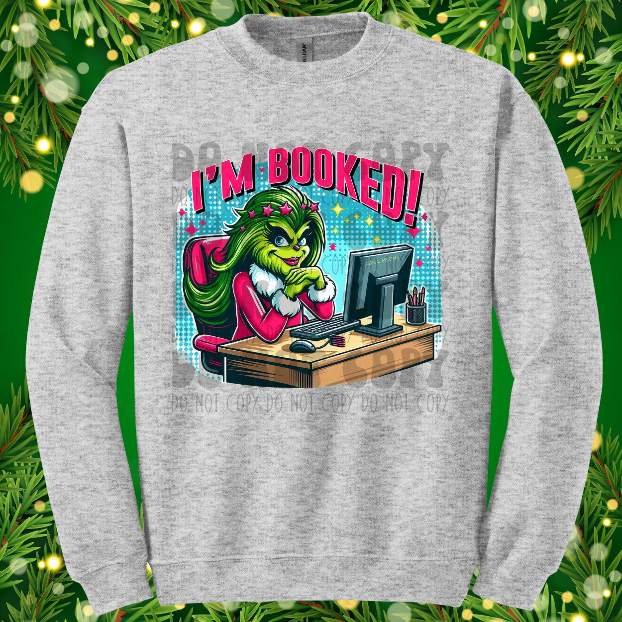 GREEN GUY VIRTUAL ASSISTANT - DTF TRANSFER