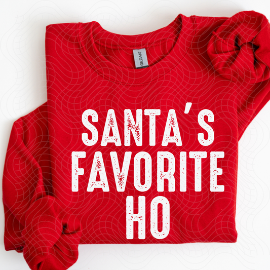 SANTAS FAVORITE HO - DTF TRANSFER
