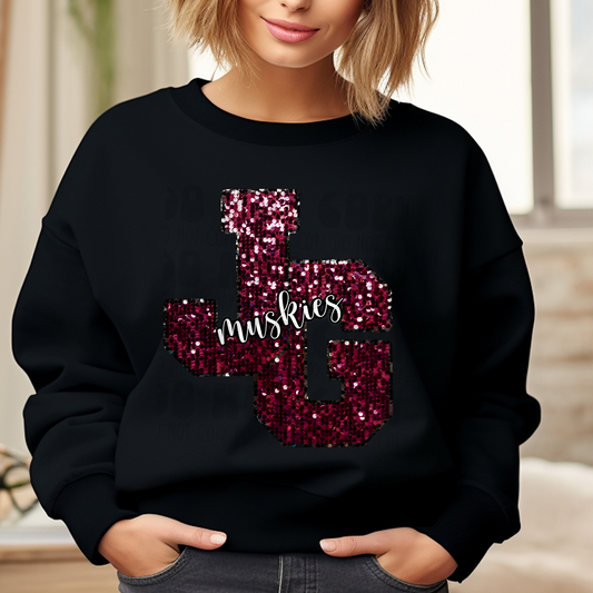 JG MUSKIES FAUX SEQUINS - DTF TRANSFER