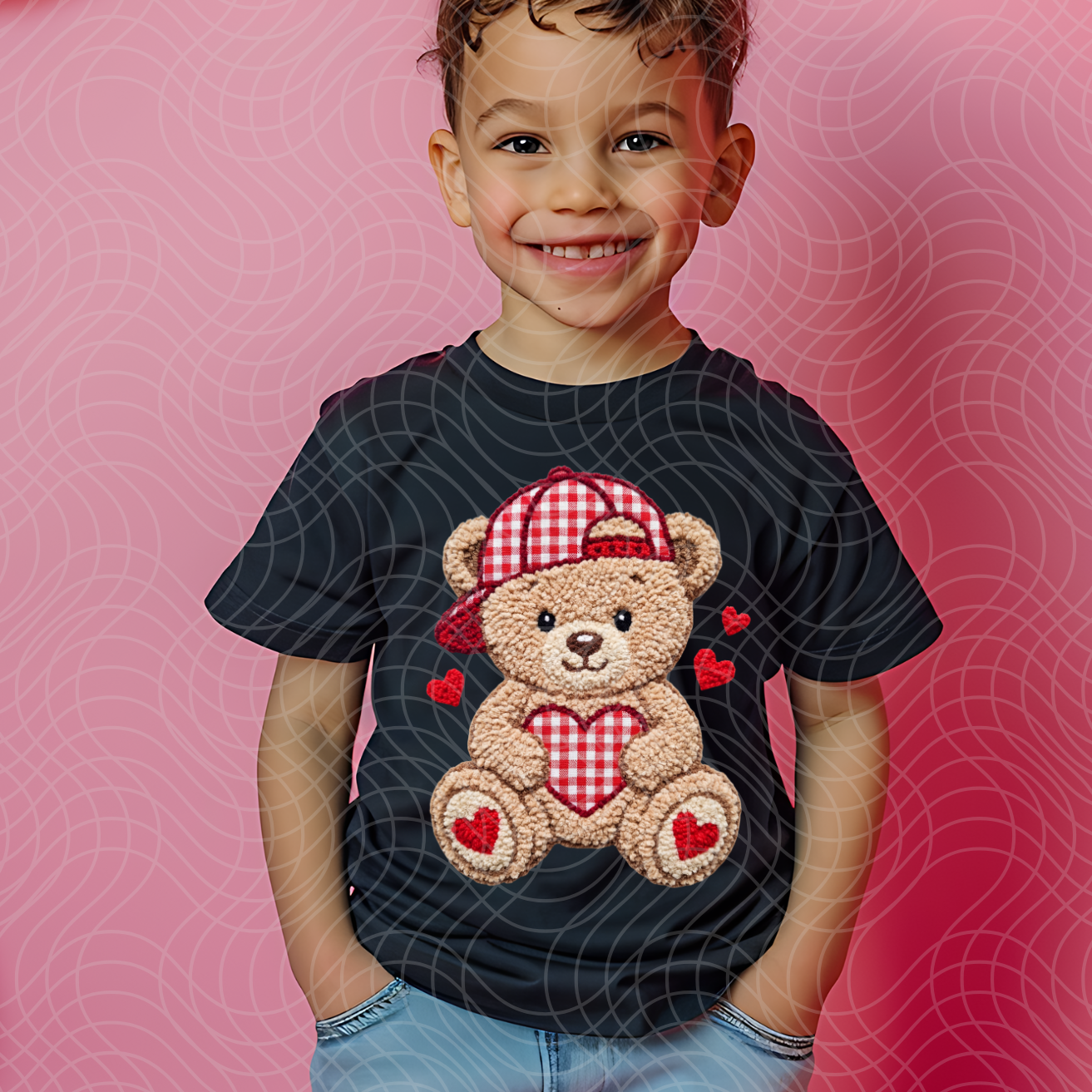 BOY BEAR VALENTINE - DTF TRANSFER