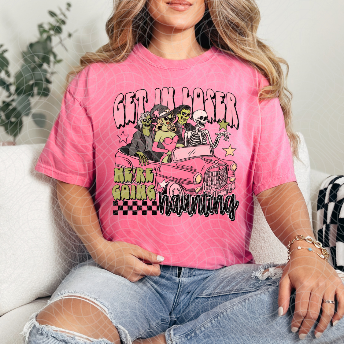 GET IN, WE'RE GOING HAUNTING - DTF TRANSFER