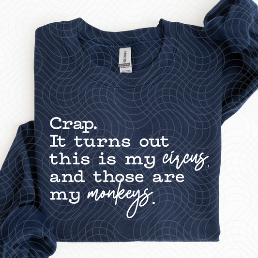 CRAP, FUNNY MAMA - DTF TRANSFER