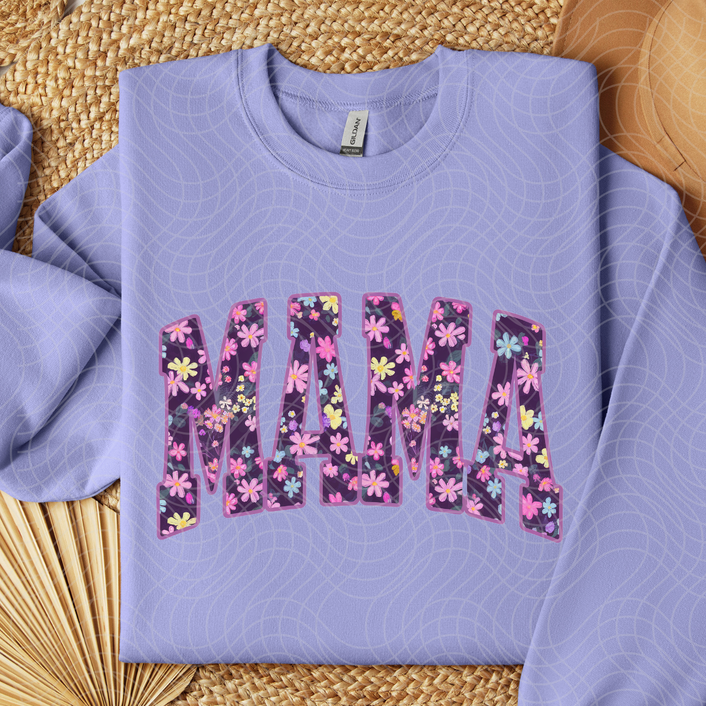PURPLE FLORAL MAMA - DTF TRANSFER