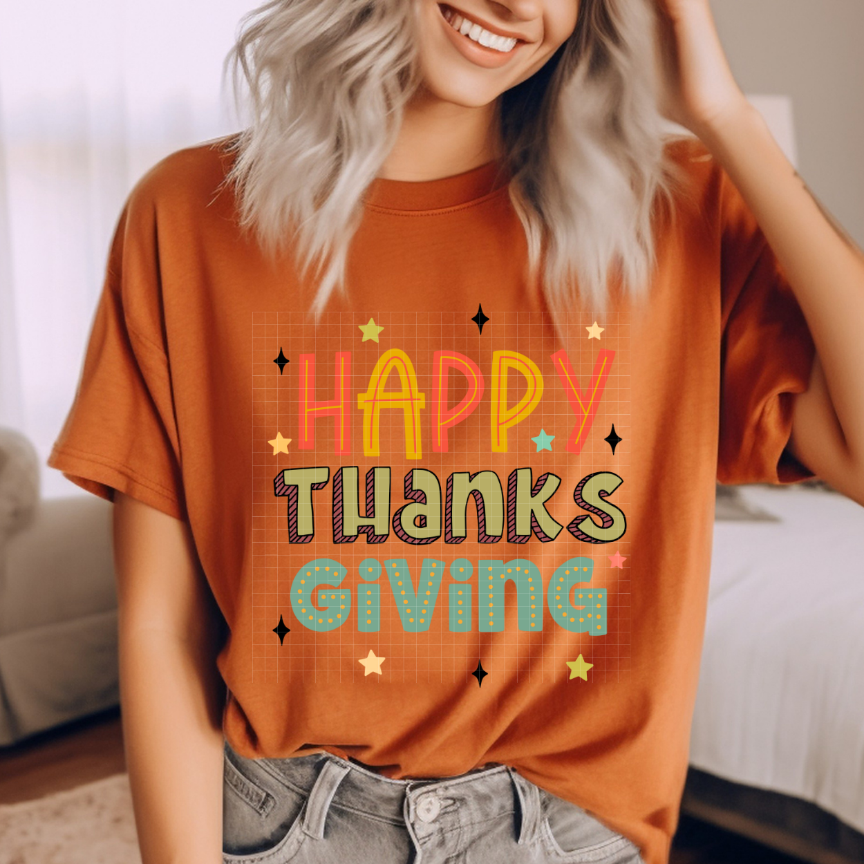 HAPPY THANKSGIVING - DTF TRANSFER