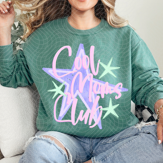 COOL MOMS CLUB - DTF TRANSFER