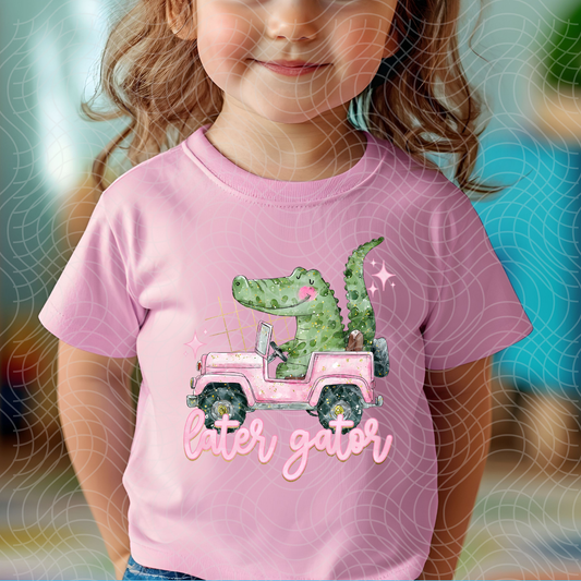 LATER GATOR PINK - DTF TRANSFER