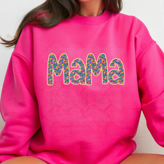 MAMA FLORAL - DTF TRANSFER
