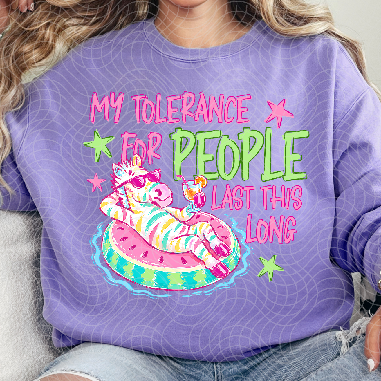 TOLERANCE FOR PEOPLE - DTF TRANSFER