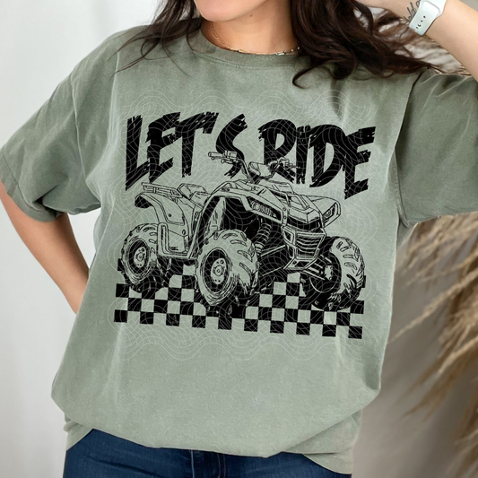 LETS RIDE - DTF TRANSFER
