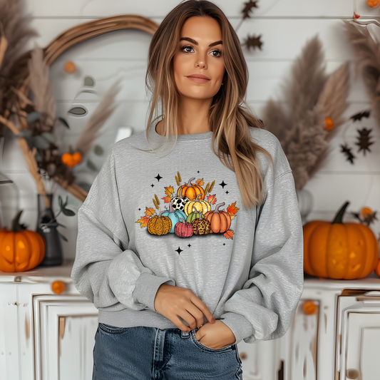 PATTERNED PUMPKINS - DTF TRANSFER