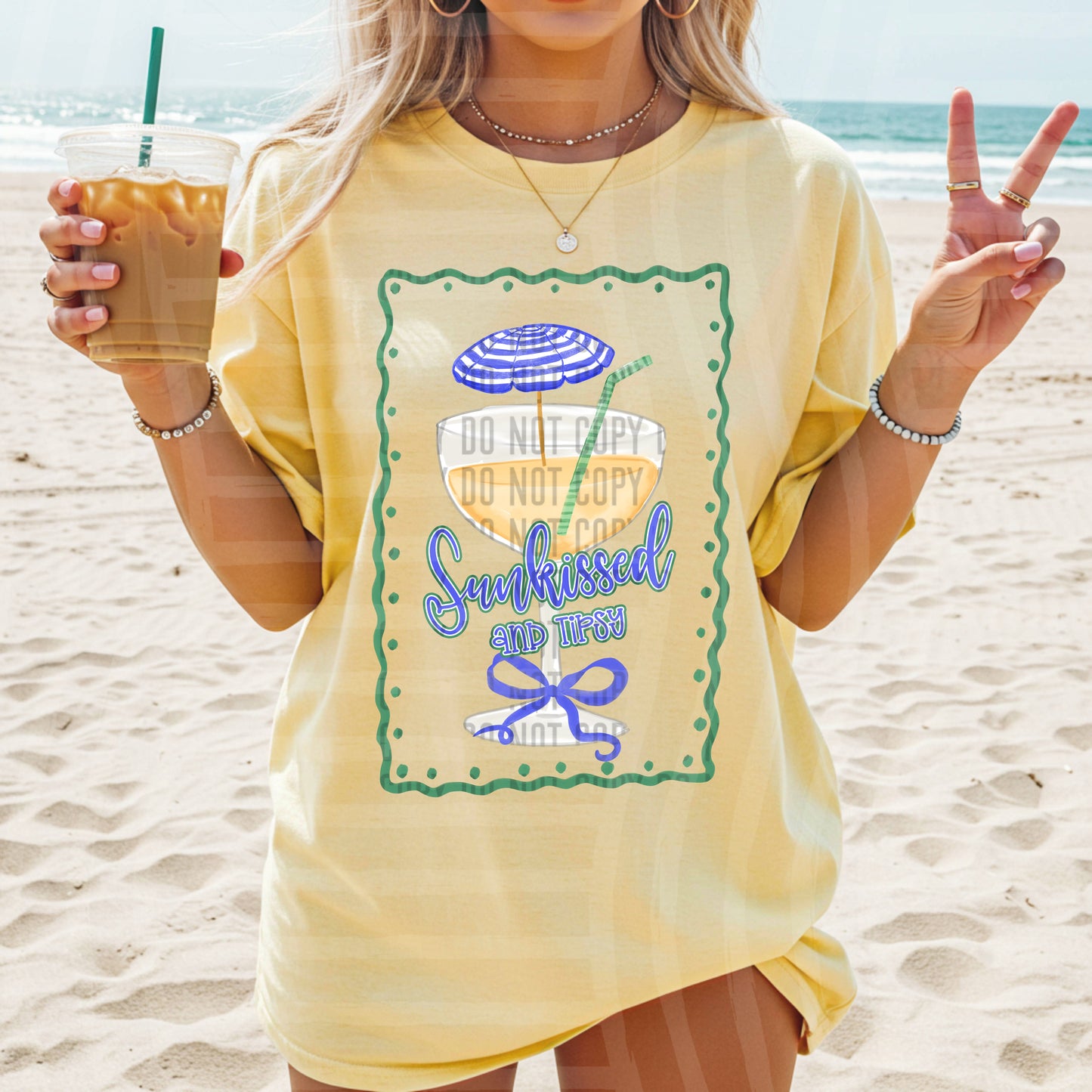SUNKISSED AND TIPSY - DTF TRANSFER