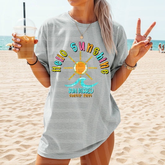 HELLO SUNSHINE - DTF TRANSFER