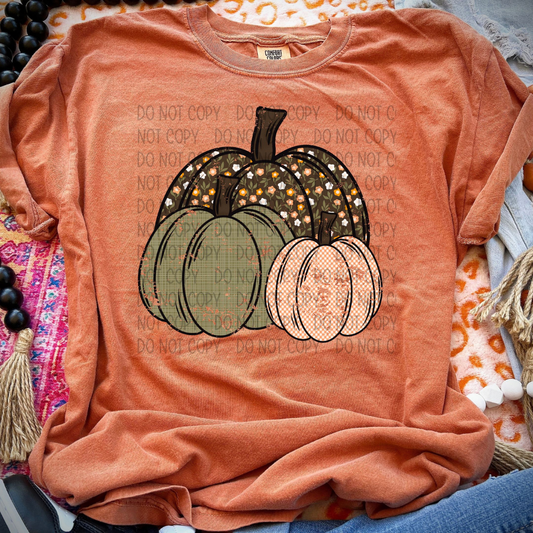 FALL PUMPKINS - DTF TRANSFER