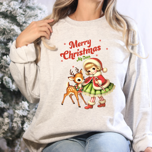 VINTAGE MERRY CHRISTMAS MY DEAR - DTF TRANSFER