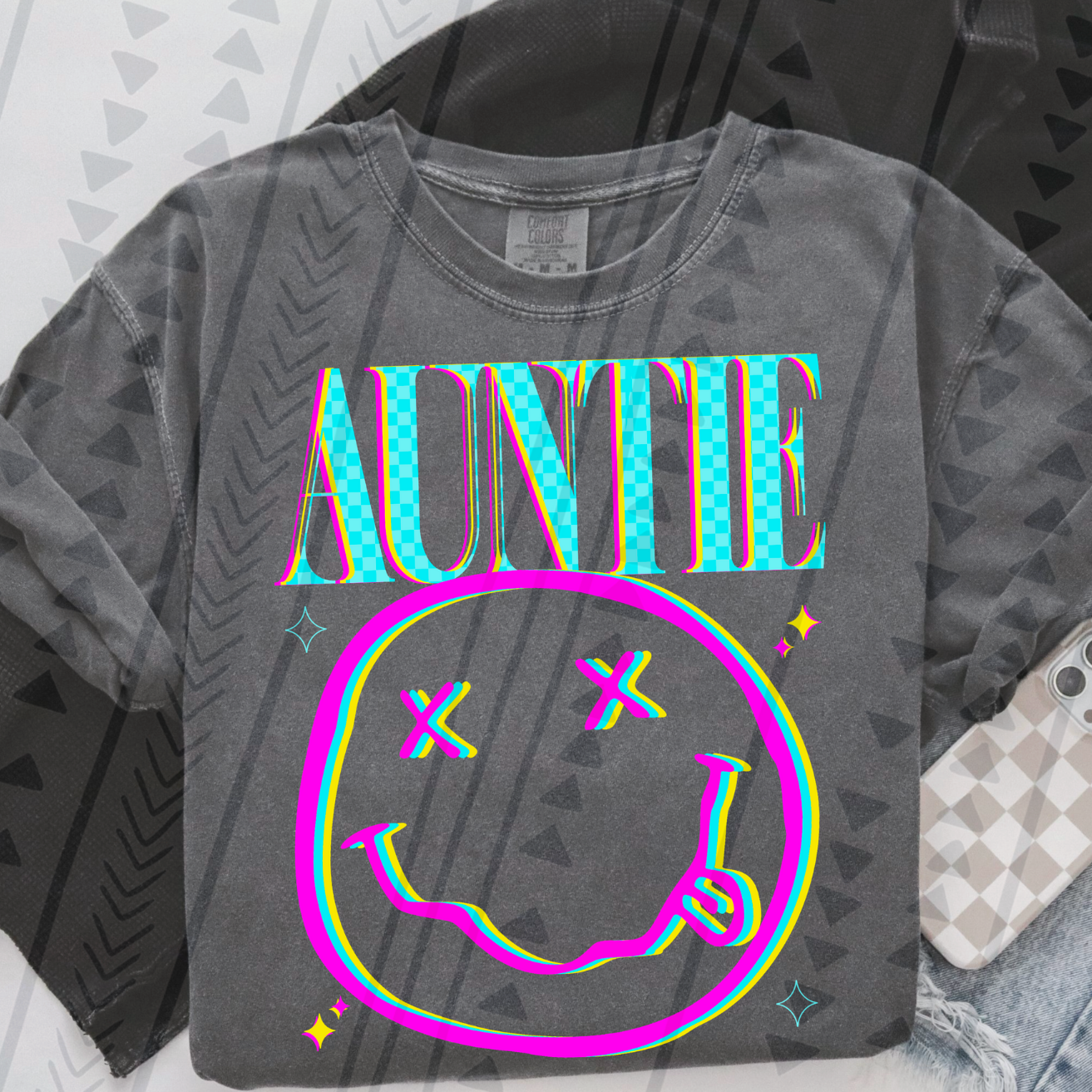 AUNTIE SMILEY - DTF TRANSFER