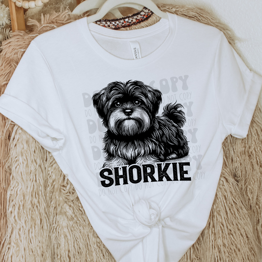 SHORKIE DOG - DTF TRANSFER