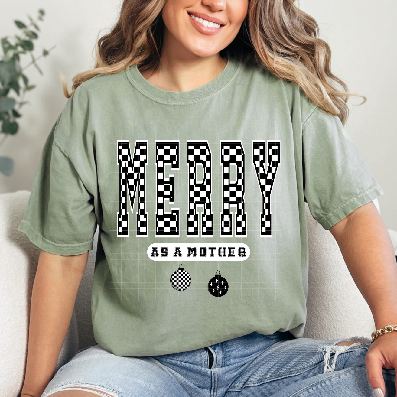 MERRY AS A MOTHER - DTF TRANSFER