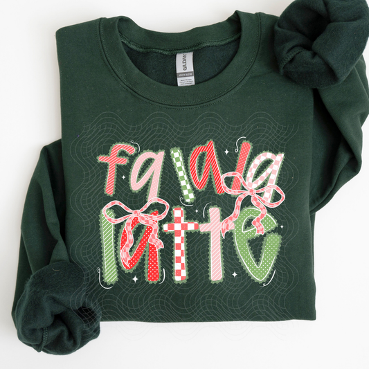 FA LA LA LATTE - DTF TRANSFER