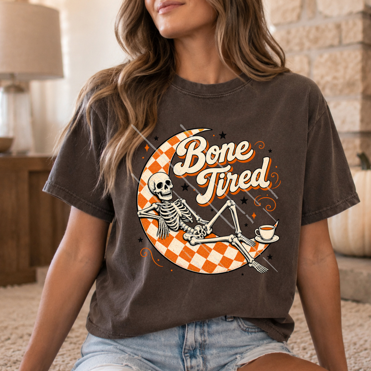 BONE TIRED - DTF TRANSFER
