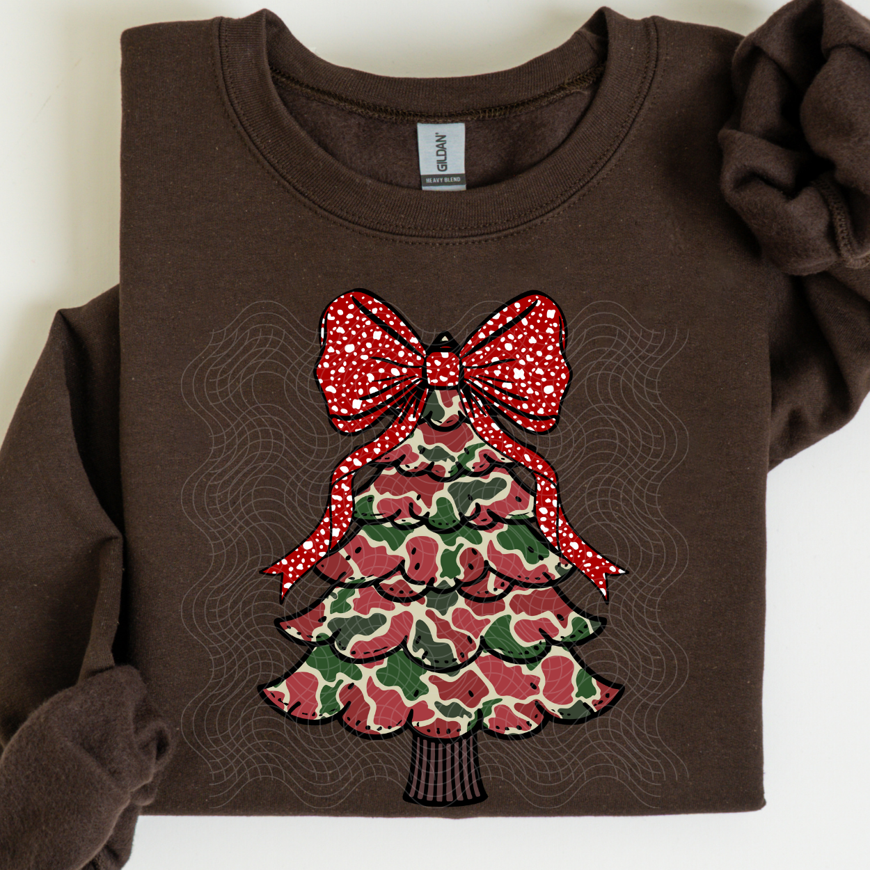 RED CAMO TREE - DTF TRANSFER