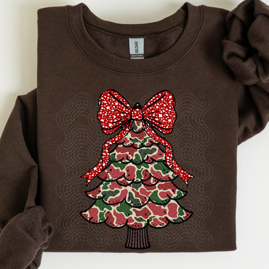 RED CAMO TREE - DTF TRANSFER