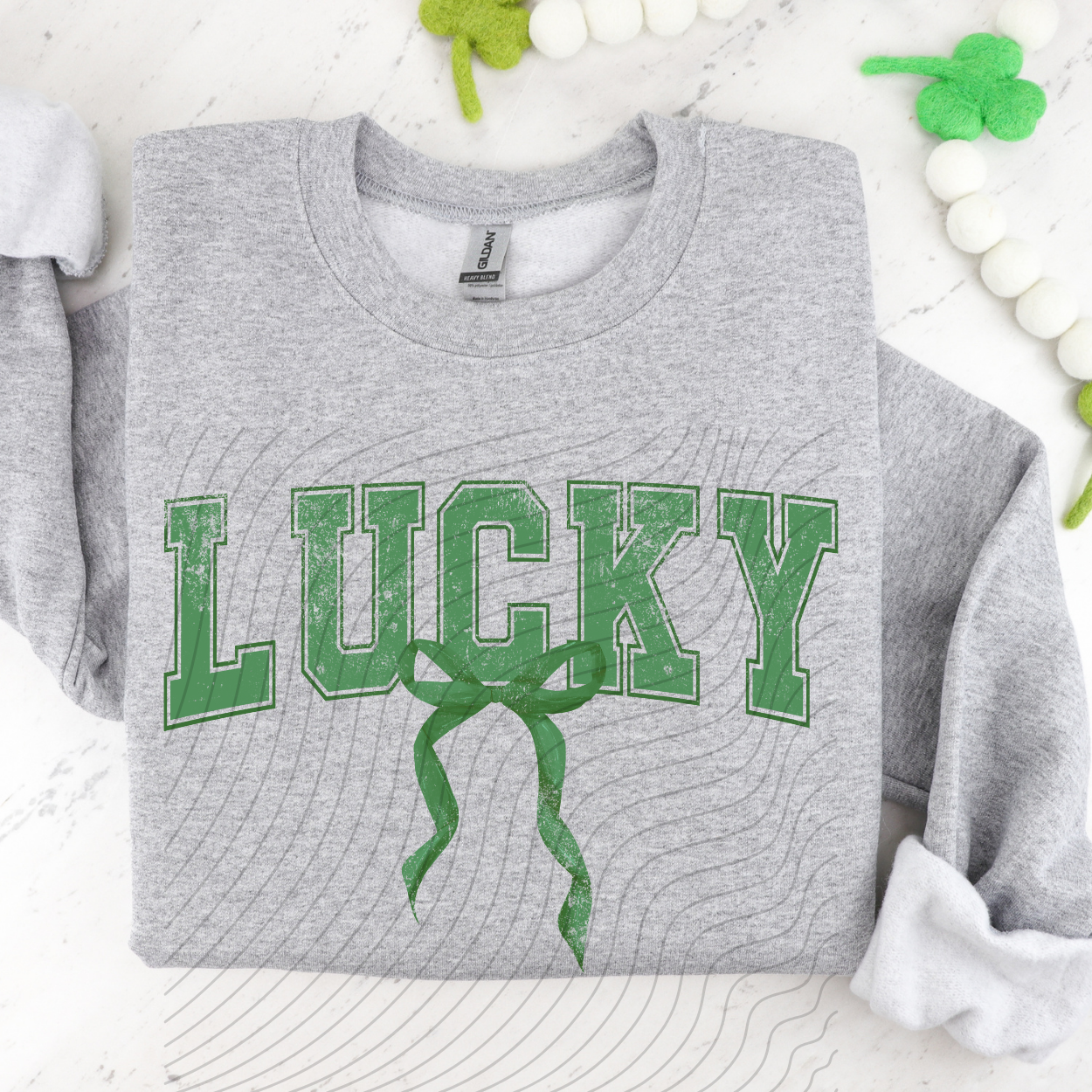 LUCKY COQUETTE DISTRESSED - DTF TRANSFER
