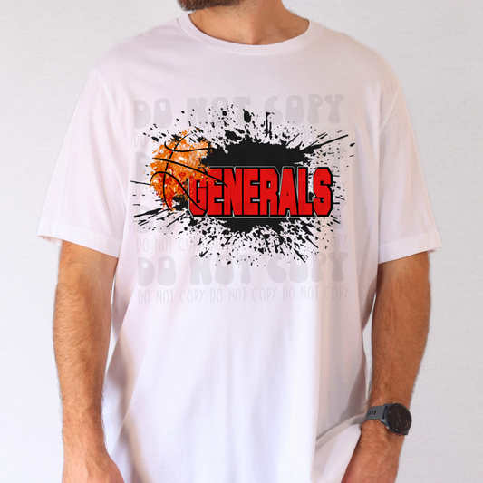 GENERALS BASKETBALL - DTF TRANSFER