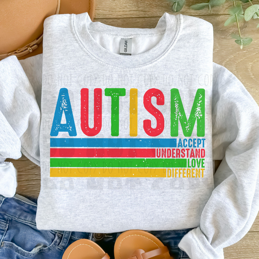 AUTISM STACKED - DTF TRANSFER