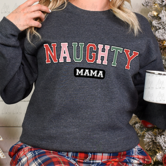 NAUGHTY MAMA PINK & RED - DTF TRANSFER