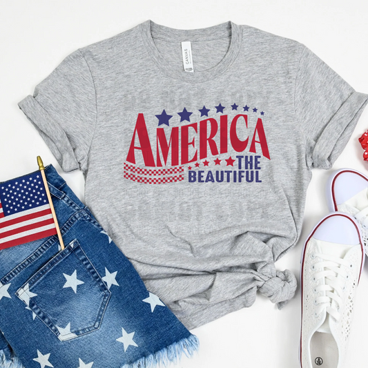 AMERICA THE BEAUTIFUL - DTF TRANSFER