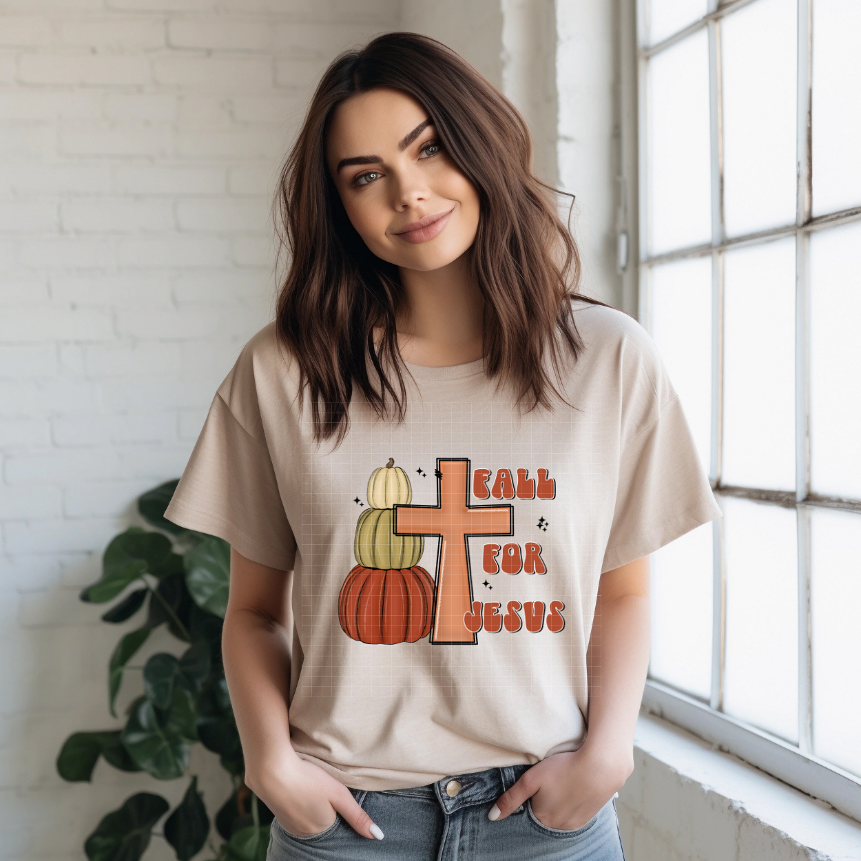 FALL FOR JESUS - DTF TRANSFER