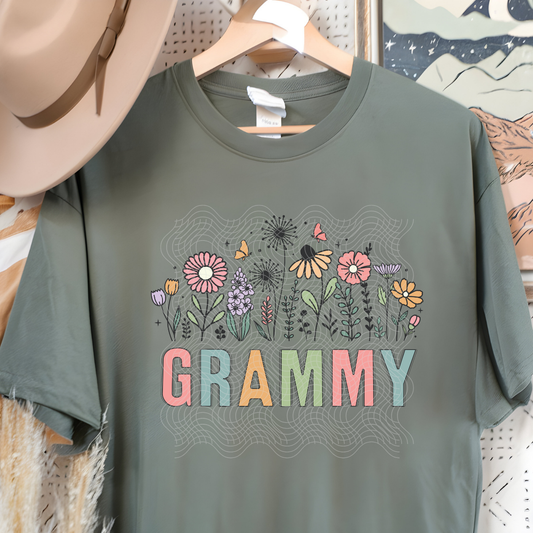 GRAMMY FLOWERS - DTF TRANSFER