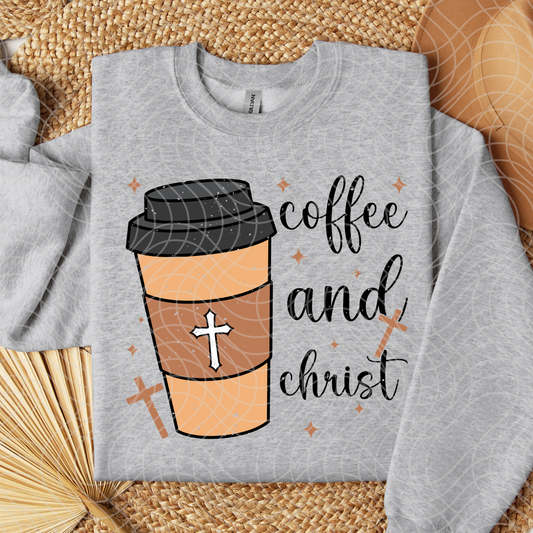 COFFEE AND CHRIST - DTF TRANSFER