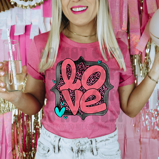 LOVE - DTF TRANSFER