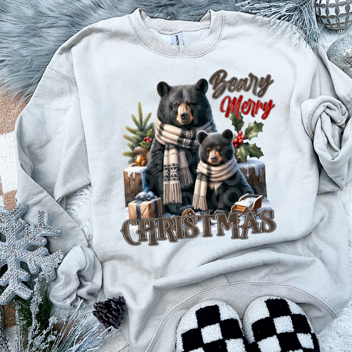 BEARY MERRY CHRISTMAS - DTF TRANSFER