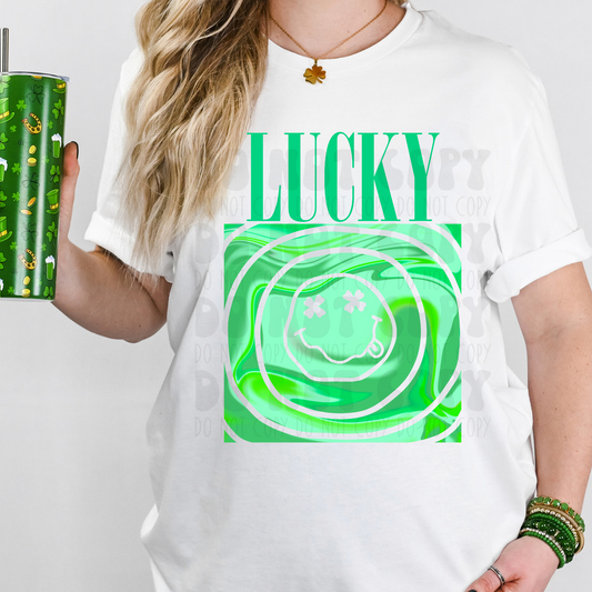 LUCKY SWIRL SMILE - DTF TRANSFER