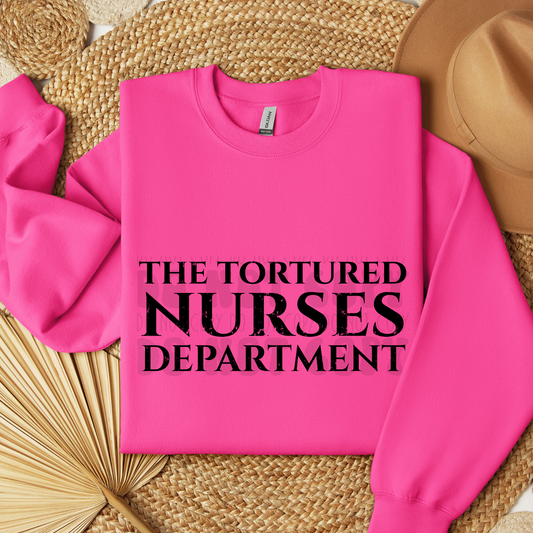 NURSES DEPT BLK - DTF TRANSFER