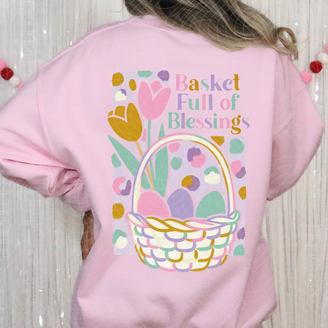 BASKET FULL OF BLESSINGS - DTF TRANSFER