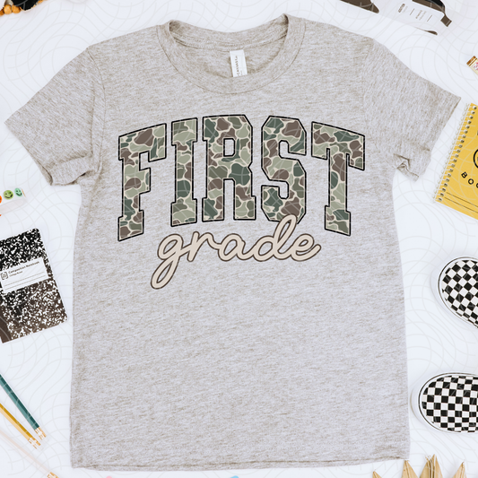 FIRST GRADE CAMO - DTF TRANSFER