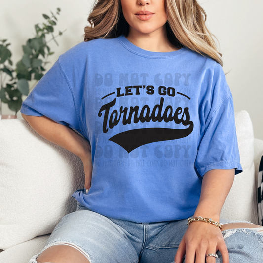 LET'S GO TORNADOES - DTF TRANSFER