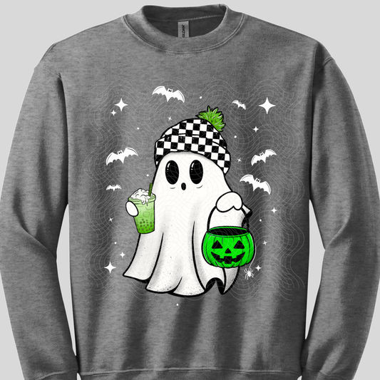 BOBA GHOST WHT BATS - DTF TRANSFER