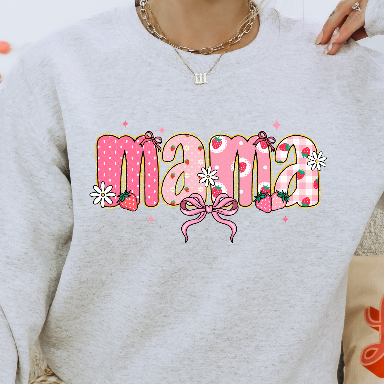 MAMA STRAWBERRIES - DTF TRANSFER