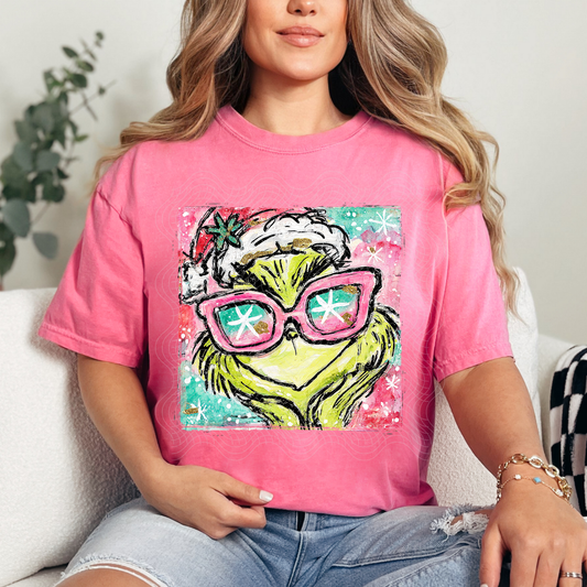 PREPPY GREEN GUY - DTF TRANSFER